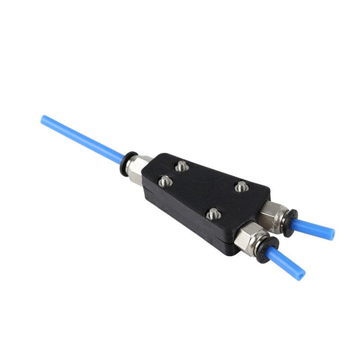 2-In-1 Out Pneumatic Connector Module for Ender-3 Extruder Feed 3D Printer Two-color Print - MRSLM