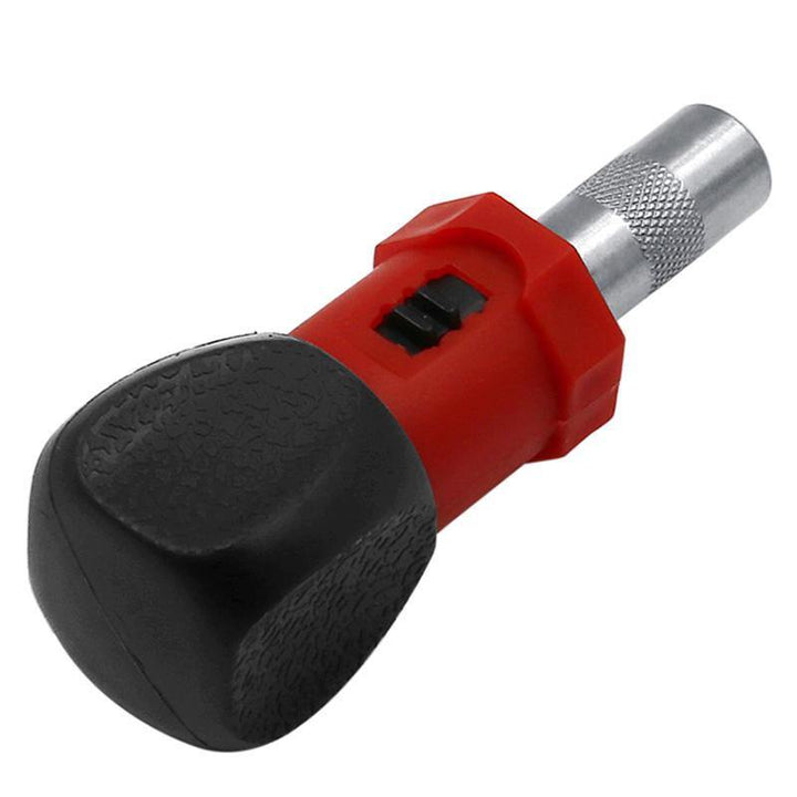 Carbon Steel Key Ratchet Screwdriver Wrench Handle Ratchet Socket Screw Driver 6.35mm - MRSLM