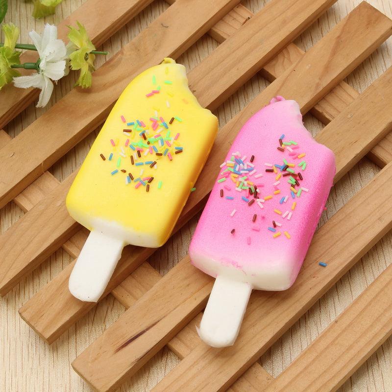 11cm Ice Lolly Popsicle Squishy Charm PU Phone Strap Decor Random Color Gift - MRSLM