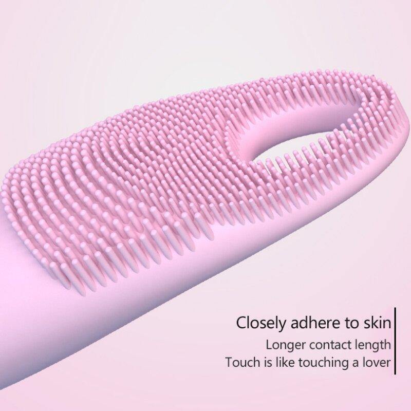 Waterproof Silicone Electric Facial Cleansing Brush Face Cleaning Mini Massage Brush Washing Machine Silicon Cleansing Tool Beauty Machine - MRSLM