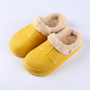 Removable cotton plush shoe cover slippers, view 6 - MRSLM