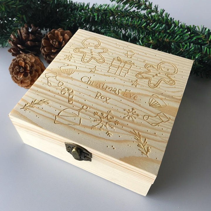 Christmas Ornament Wooden Gift Box Toys - MRSLM