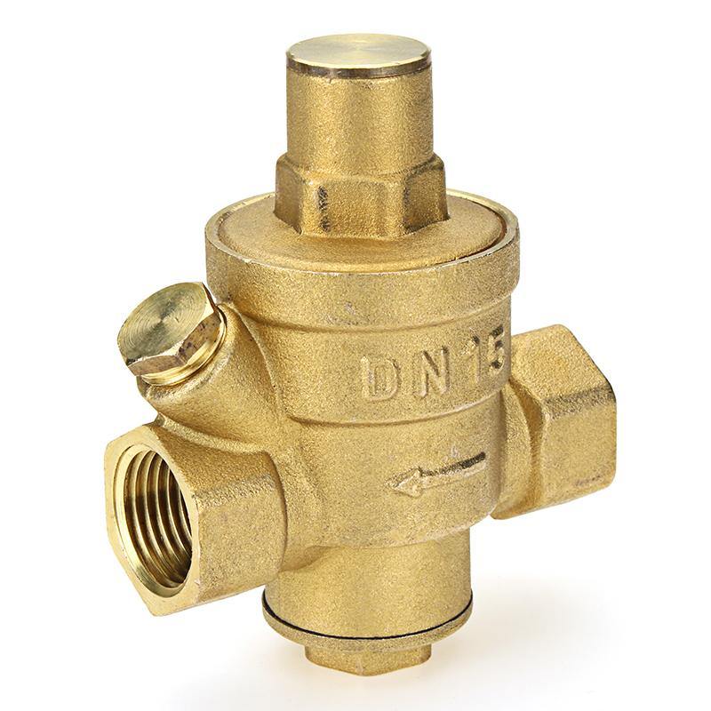 TMOK Brass Adjustable Water Heater Pressure Reducing Valve 1/2" 3/4" 1" 1-1/4" 1-1/2" 2" Safety Relief Valve Pressure Regulator Controller - MRSLM