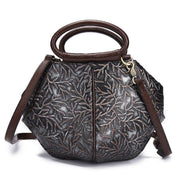 Color contrast casual women's handbag - MRSLM