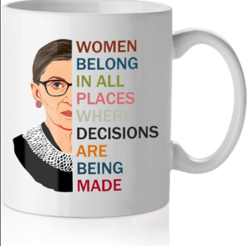 Ruth Bader Ginsburg Ceramic Mug - MRSLM