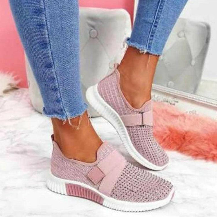 Soft-soled Rhinestone Foreign Trade Large Size Casual Sports Shoes - MRSLM
