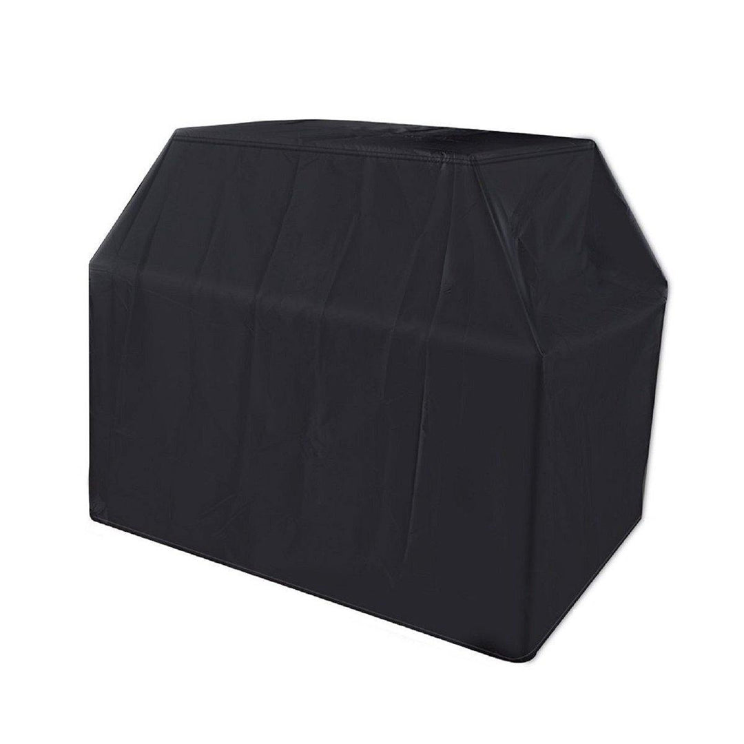 Waterproof Portable BBQ Cart Full Length Cover Black for Barbeque - MRSLM