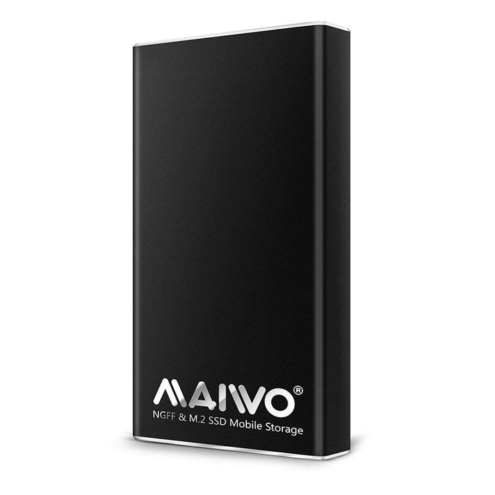 MAIWO K1942N M.2 NGFF to Type-C SSD Hard Drive Enclosure Aluminum Alloy SSD Case for 2230 2240 Solid State Drive - MRSLM