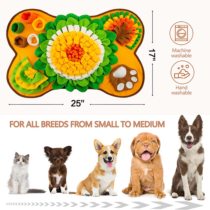 Large Snuffle Mat for Dogs - Interactive Feeding Mat for Slow Feeding and Training
