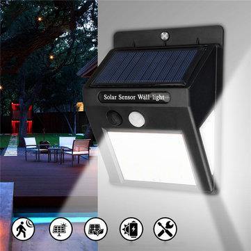 LED Solar Power Light PIR Motion Sensor Garden Yard Wall Lamp Security Outdoor - MRSLM