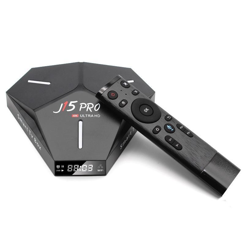 Tripsky J15 Pro RK3328 2G RAM 16G ROM 5G Dual WIFI Android 9.0 4K HDR 3D TV Box With IR Remote Control Smart Network player - MRSLM