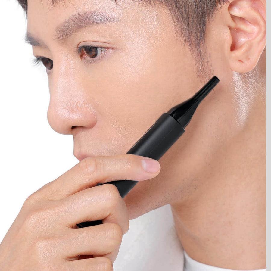 XIAOMI MSN Portable LED Electric Nose Hair Trimmer Dual Blade Smart Touch Control Waterproof Self-washing Technology Nasal Hair Cleaner from - MRSLM