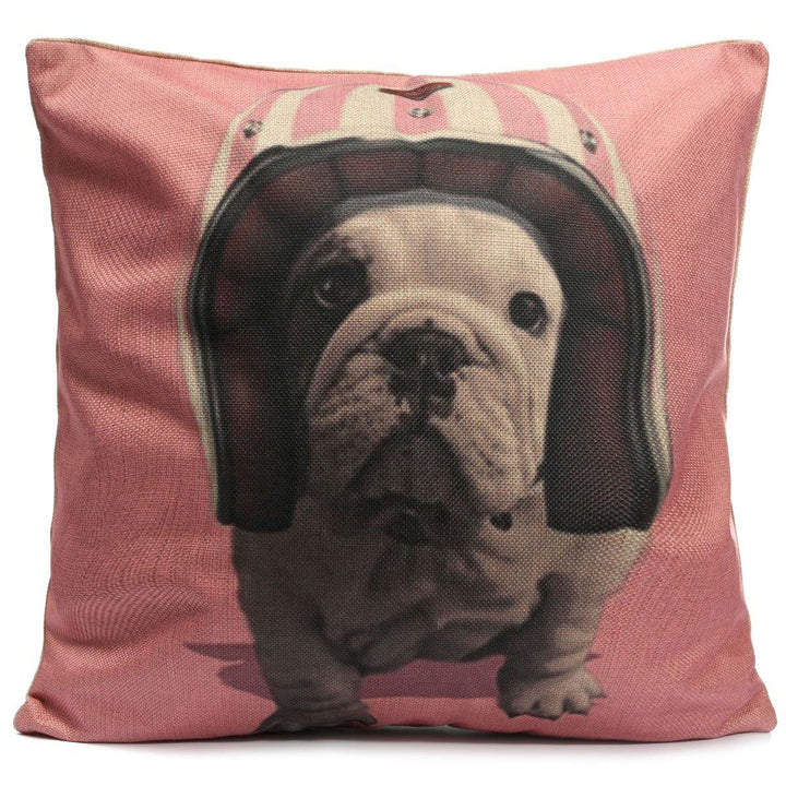 Dogs Throw Pillow Case Square Cushion Cover Home Office Sofa Car Decor - MRSLM
