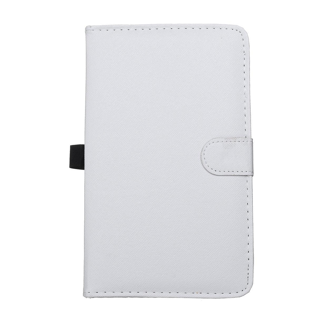 Portable PU Leather Wireless bluetooth Keyboard Case Holder For Smartphone Tablet - MRSLM