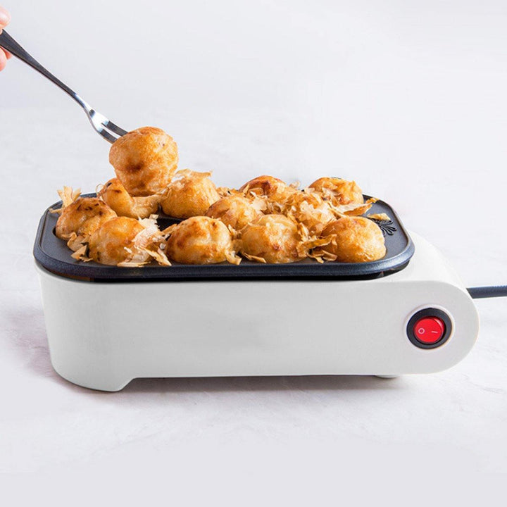 Electric Takoyaki Grill Pan 12 Hole Home Octopus Meat Ball Maker Plate 220V 500W - MRSLM