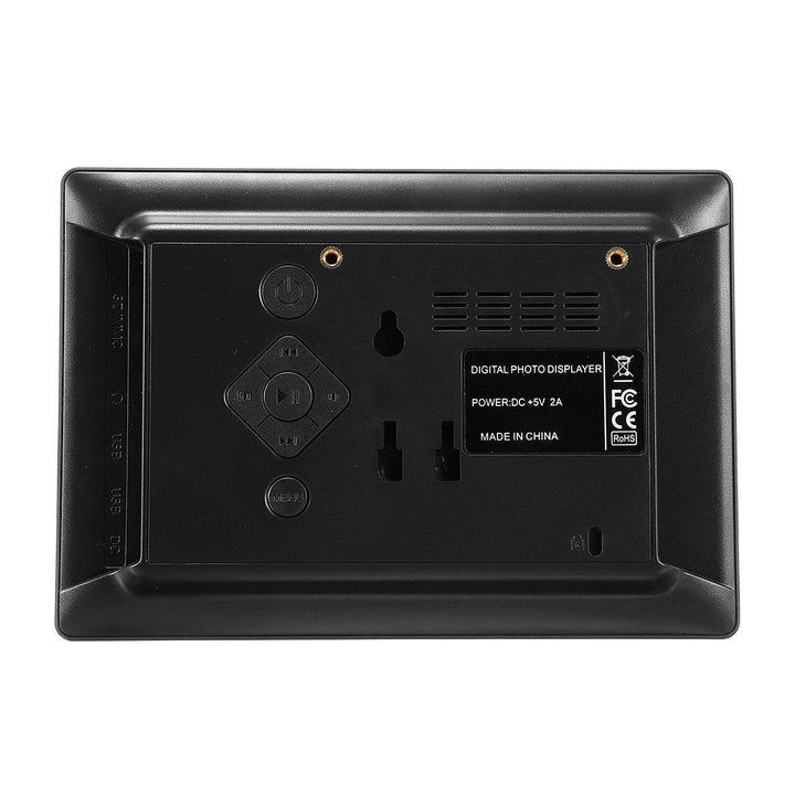 7 Inch 16:9 HD Digital Photo Frame Album Holder Stand Home Decor with Remote Control - MRSLM
