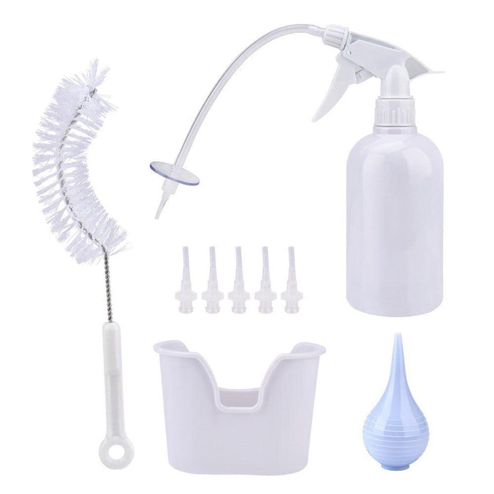 Ear Wax Removal Kit Ear Irrigation Ear Washer Bottles System For Ear Cleaning Tools Set + 5 Tips - MRSLM