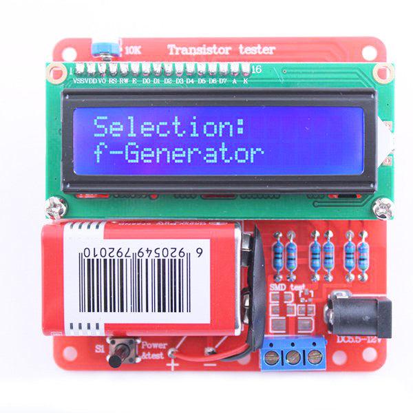 Original Hiland DIY Multifunction Transistor Tester Kit For LCR ESR Transistor Meter PWM Signal Generator - MRSLM
