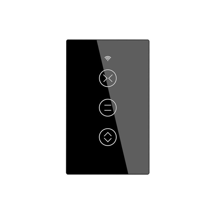 MoesHouse US EU WiFi RF433 Smart Touch Curtain Roller Blinds Motor Switch Tuya Smart Life App Remote Control Works with Alexa Google Home - MRSLM