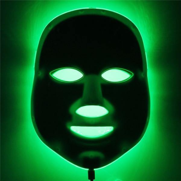 Photon LED Skin Rejuvenation Therapy Face Facial Mask 3 Colors Light Wrinkle Removal Anti Aging - MRSLM