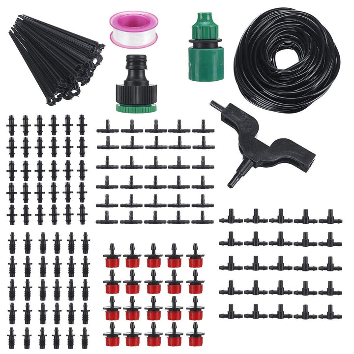 10/20/25M Auto Timer Water Drip Irrigation System Kits Self Watering for Garden Plant - MRSLM