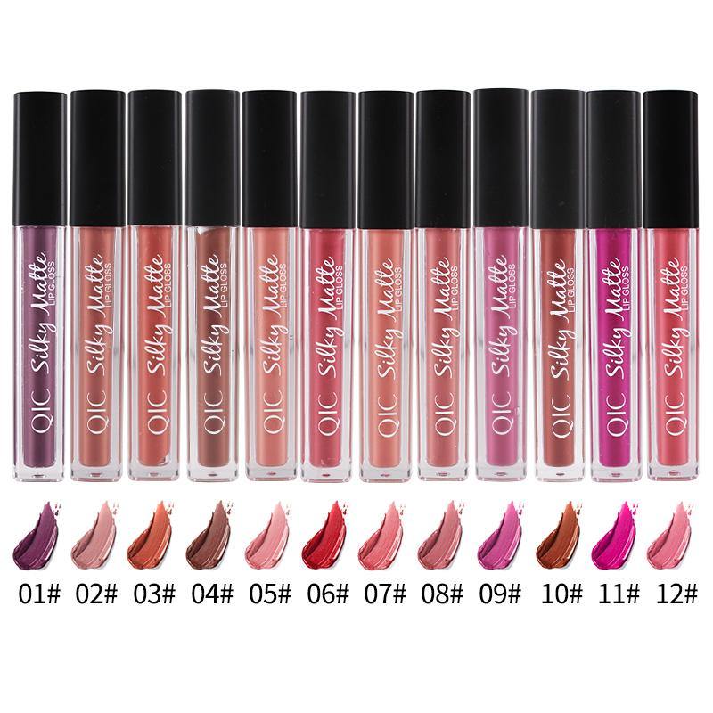 Matte Lip Gloss Lips Lipstick Long Lasting Liquid Cosmetics Exaggerated Makeup - MRSLM