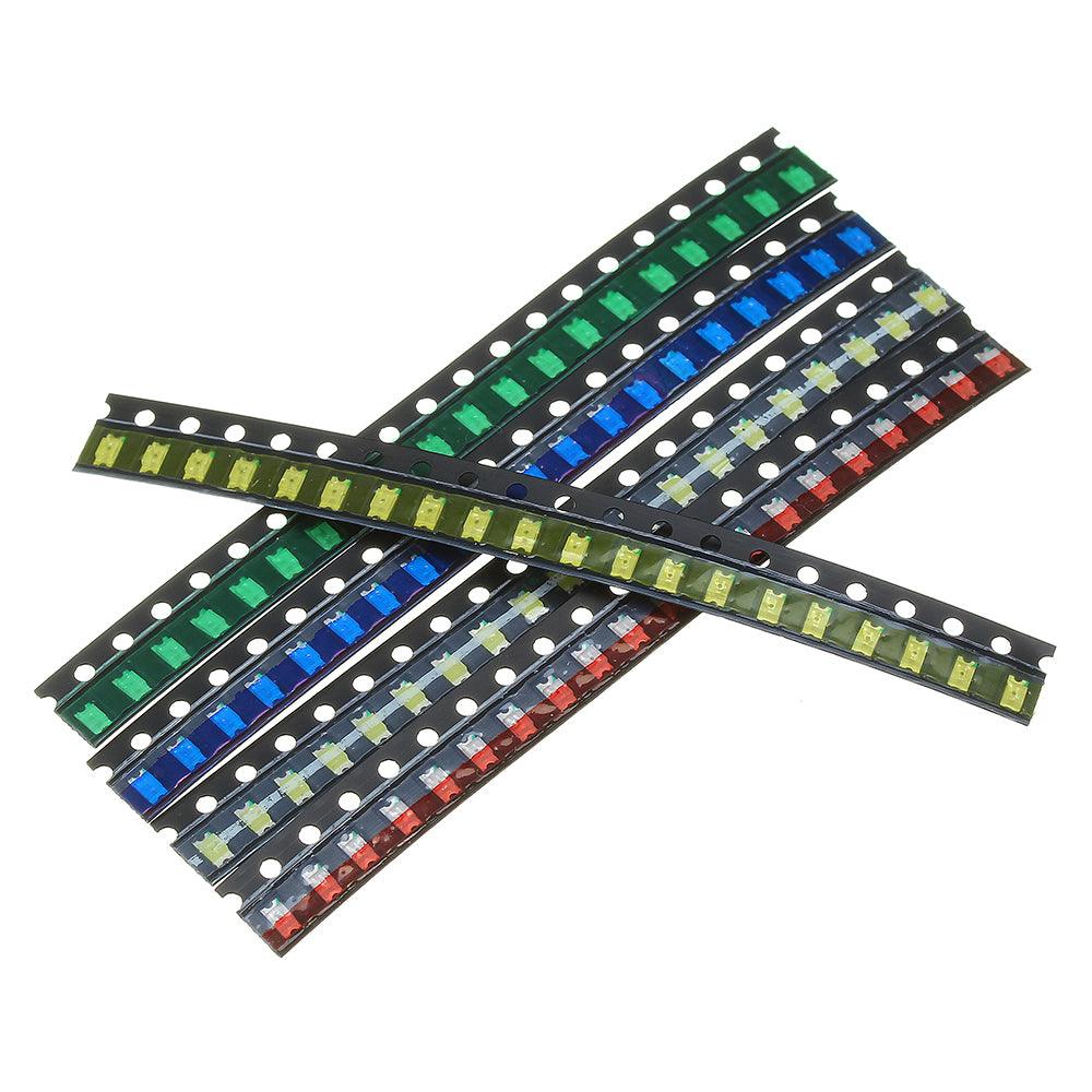 2000Pcs 5 Colors 400 Each 1206 LED Diode Assortment SMD LED Diode Kit Green/RED/White/Blue/Yellow - MRSLM