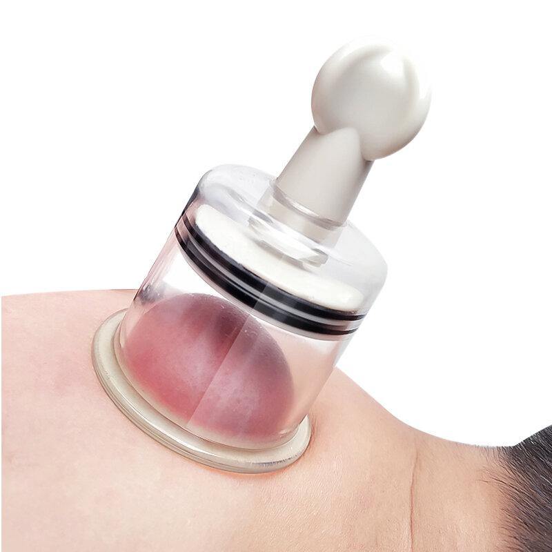 8Pcs Rotating Handle Vacuum Body Massage Cans Muscle Pain Relief Suction Enhancer Anti Cellulite Acupuncture Vacuum Cupping Cups - MRSLM