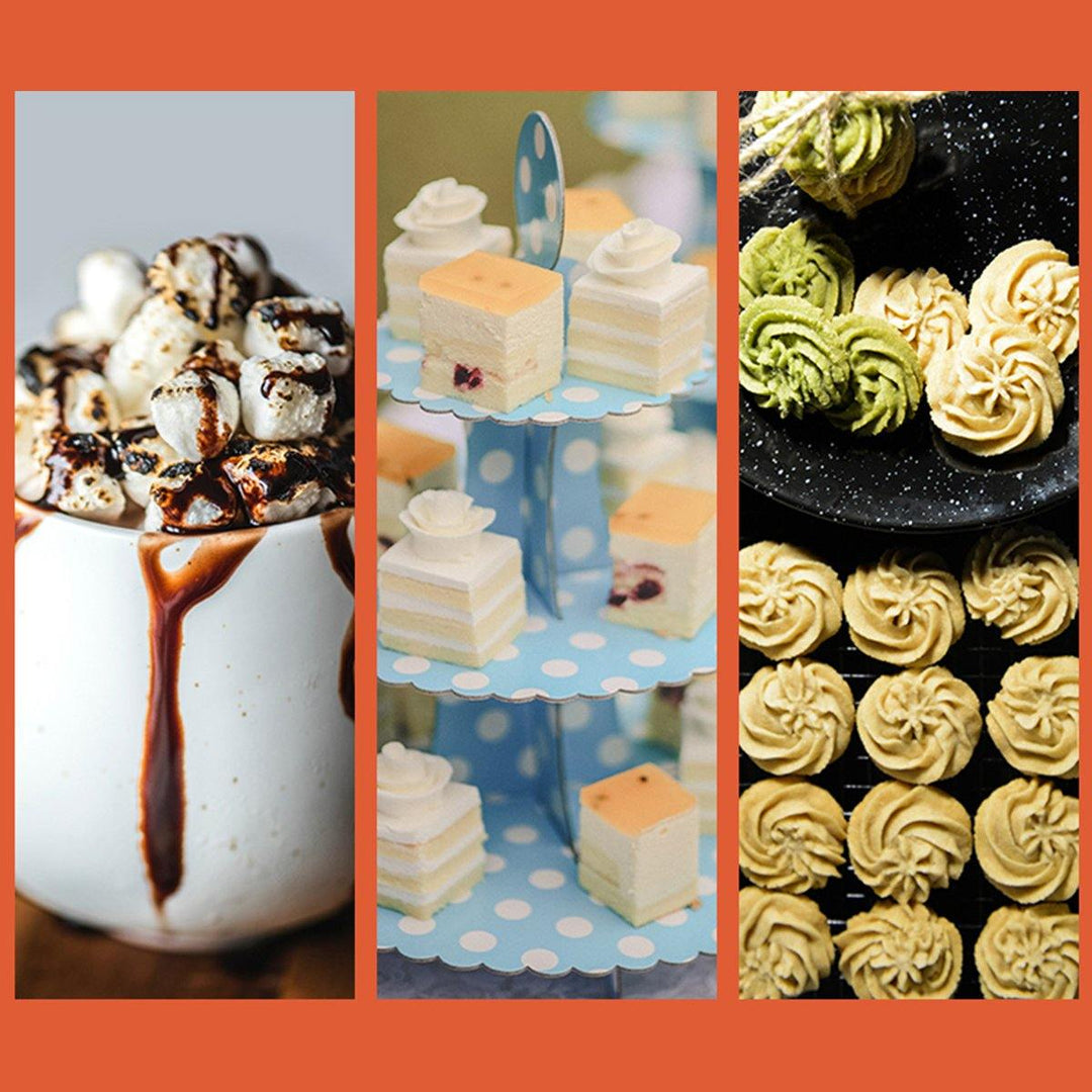 8/14/26/50PCS DIY Cake Set Piping Nozzles Tips Flower Pastry Decorating Cake - MRSLM