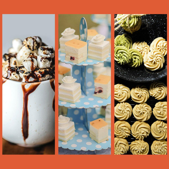 8/14/26/50PCS DIY Cake Set Piping Nozzles Tips Flower Pastry Decorating Cake - MRSLM