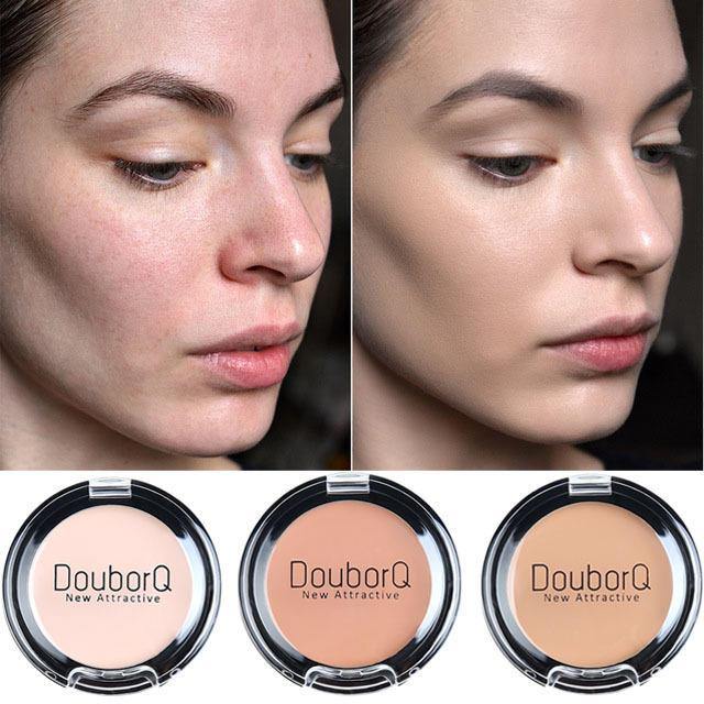 DouborQ brand Concealer 3 Colors Fashion Natural Concealer Fade Wrinkles Dark Eye Circles Natural Long-lasting Face Makeup TSLM1 - MRSLM