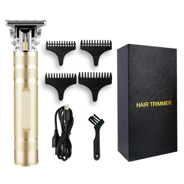 T9 Professional Hair Trimmer Rechargeable Electric Hair Clipper Men's Cordless Haircut Adjustable Ceramic Blade - MRSLM