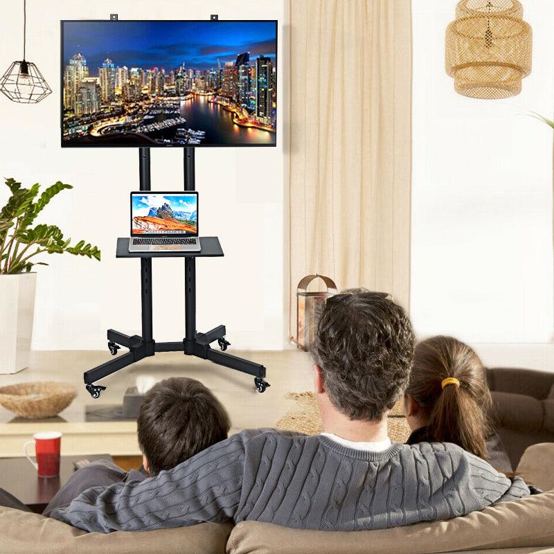 Mobile TV Stand Mount Universal Flat Screen Trolley Cart for 32"-65" (Type A) - MRSLM