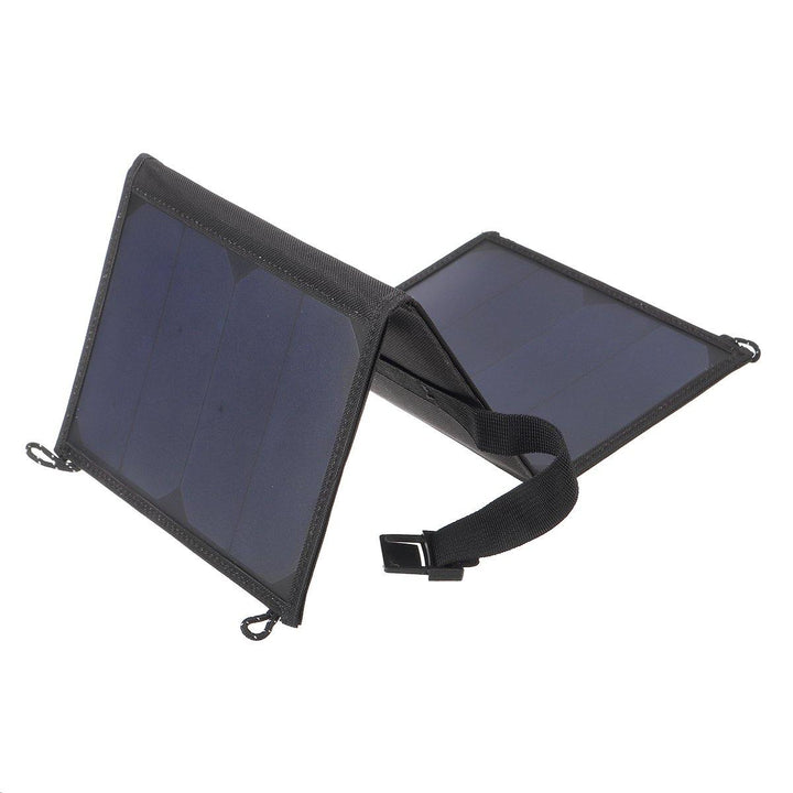 Sunpower 30W 5V Foldable Solar Panel Charger USB Solar Power Bank for Camping Hiking - MRSLM
