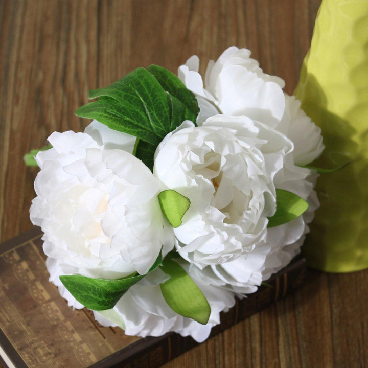 Simulation Peony Artificial Colorful Flower Gerbera Wedding Party Home Cafe Decorations - MRSLM