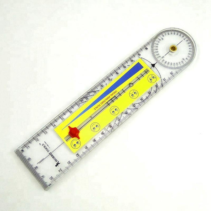 Body Building PVC Protractor Medical Goniometer Angle Ruler For Joint Bend Measure Fitness Equipment - MRSLM
