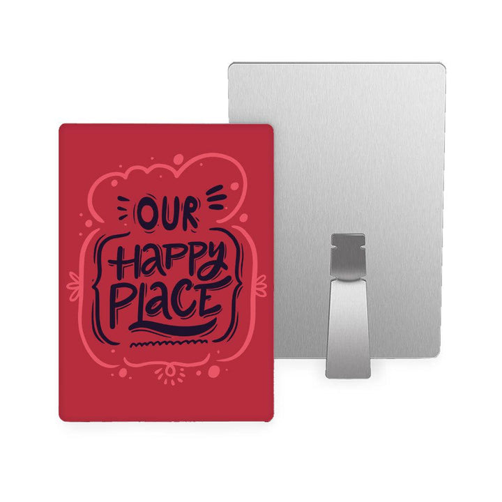 Our Happy Place Metal Photo Prints - Themed Decor Pictures - Cool Design Decor Pictures - MRSLM