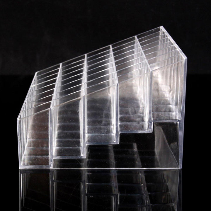40 Clear Acrylic Lipstick Holder Stand Display Cosmetic Makeup Case Acrylic Cosmetic Organizer - MRSLM