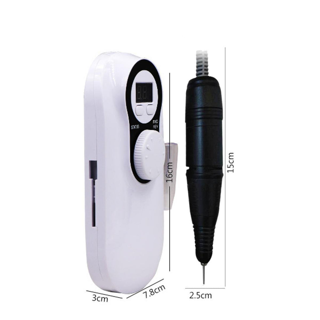 30000RPM Electric File Nail Drill Machine Pen Manicure Pedicure Bits Tool Kit - MRSLM