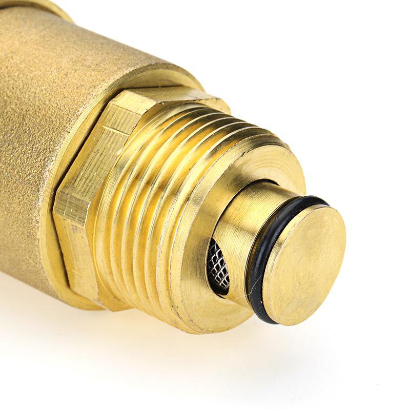 TMOK TK901 Brass Automatic Air Vent Valve Exhaust Safety Pressure Relief Valve for Water Heater HVAC Pipeline System - MRSLM