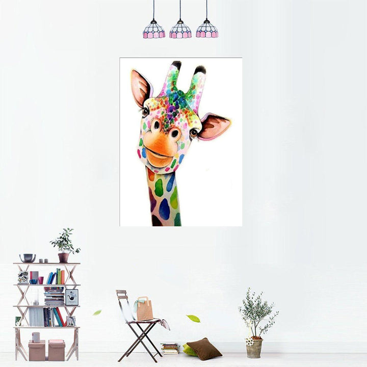 DIY 5D Diamond Painting Animal Giraffe Diamond Embroidery Cross Stitch Full Round Drill Christmas Gift Home Decoration - MRSLM