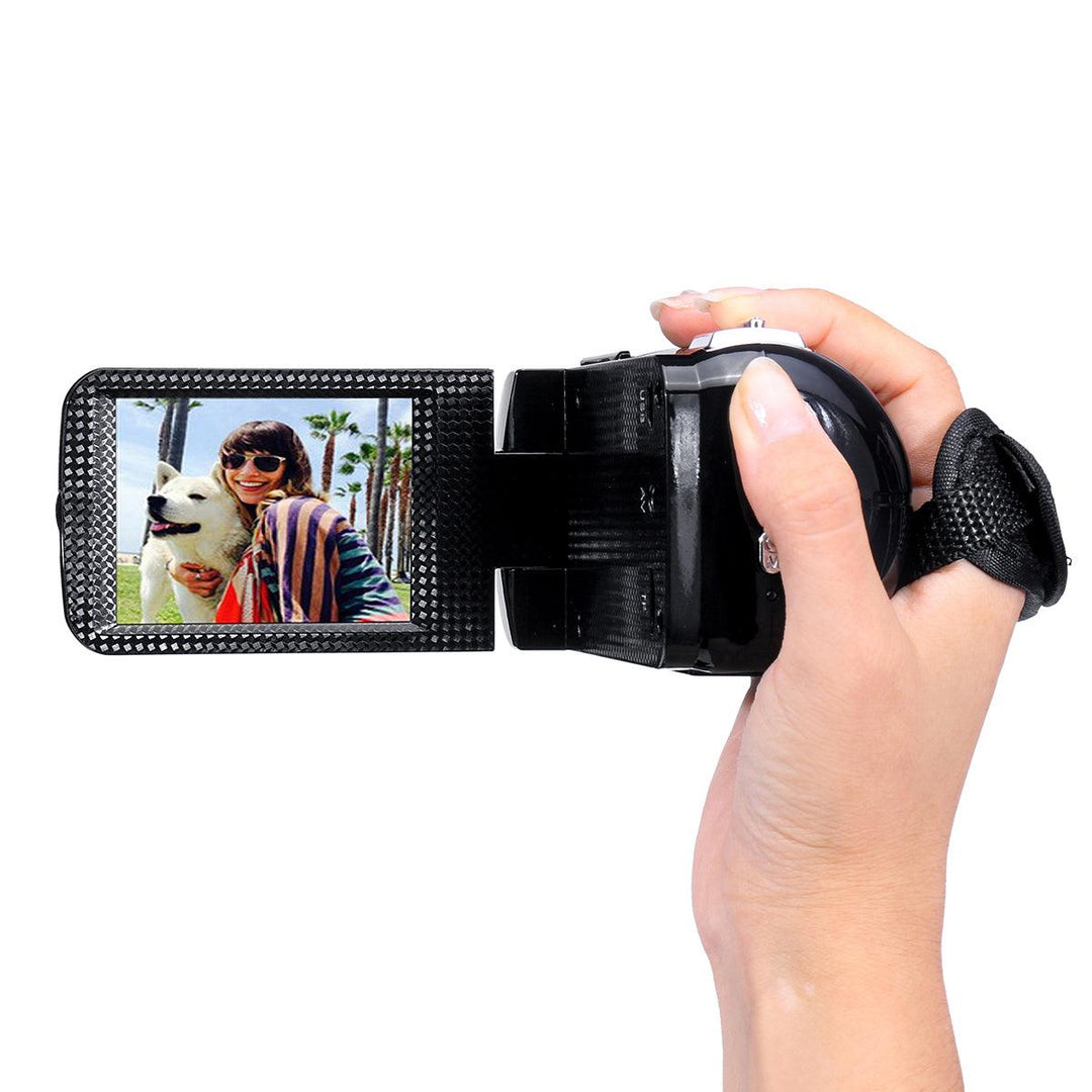 4K Full HD 1080P 24MP 18X Zoom 3 Inch LCD Digital Camcorder Video DV Camera 5.0MP CMOS Sensor for YouTube Vlogging - MRSLM