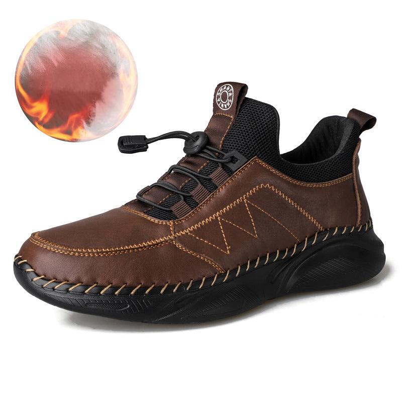 Casual Shoes Large Size Men's Boots Plus Cotton Casual Men's Shoes - MRSLM