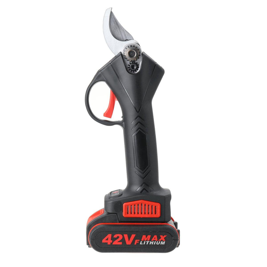 42V Rechargeable Electric Pruning Shears Scissors Branch Cutter Garden Tool W/ 1 or 2 Li-ion Battery - MRSLM