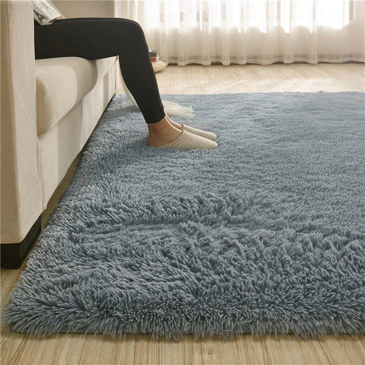 160x230cm Modern Soft Fluffy Floor Rug Anti-skid Shag Shaggy Area Rug Home Bedroom Dining Room Carpet Child Play Mat Yoga Mat - MRSLM