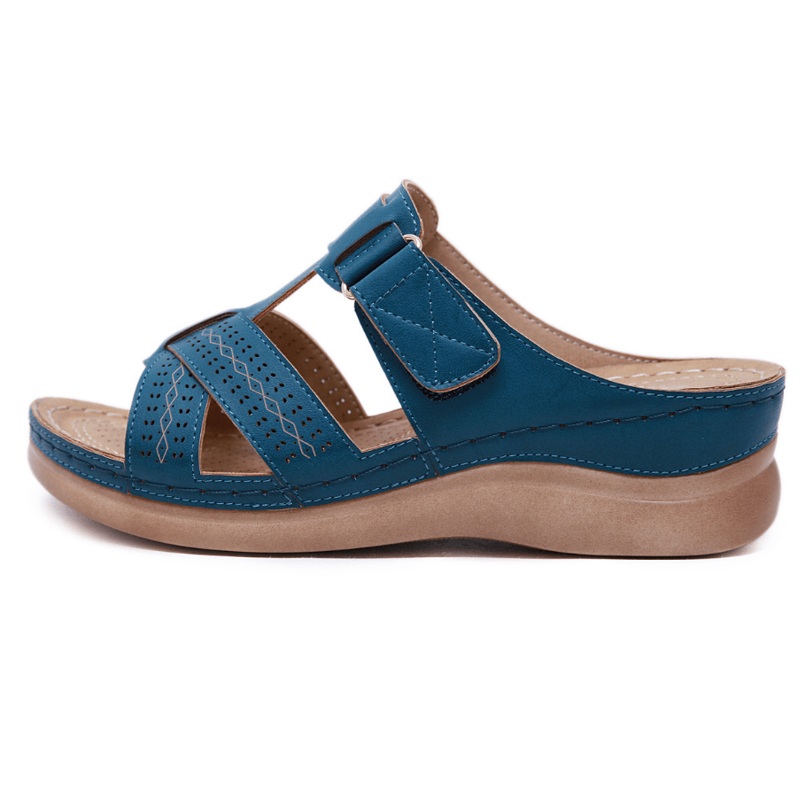 Vintage Wedge Comfortable Slippers