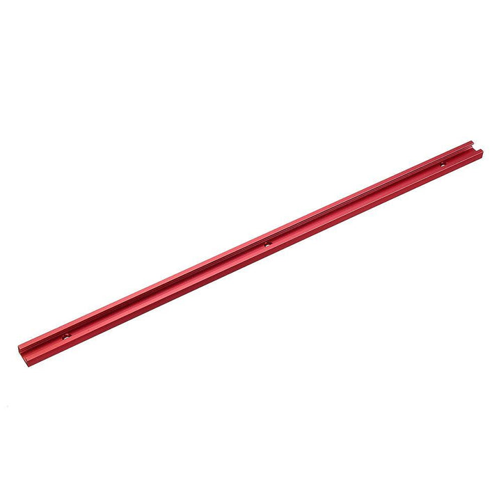 Red Aluminum Alloy 300-1220mm T-track T-slot Miter Track Jig T Screw Fixture Slot 19x9.5mm For Table Saw Router Table Woodworking Tool - MRSLM