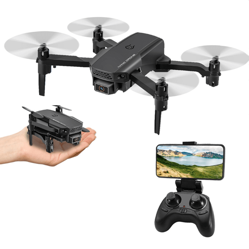 KF611 Mini WIFI FPV With 4K HD Wide-angle Camera Headless Mode Altitude Hold Foldable RC Drone Quadcopter RTF - MRSLM