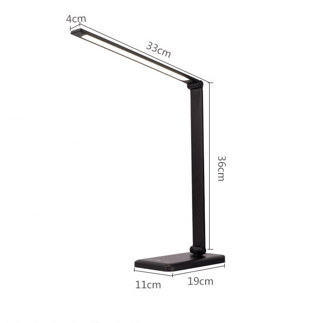 Wireless Charging LED Table Desk Lamp with Auto Timer Function Eye Protect Read Light - MRSLM