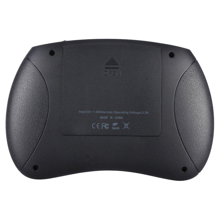 iPazzPort KP-810-21BTL Wireless bluetooth Backlit Multi-language Black Mini Keyboard Air Mouse for TV Box PC Smartphone - MRSLM